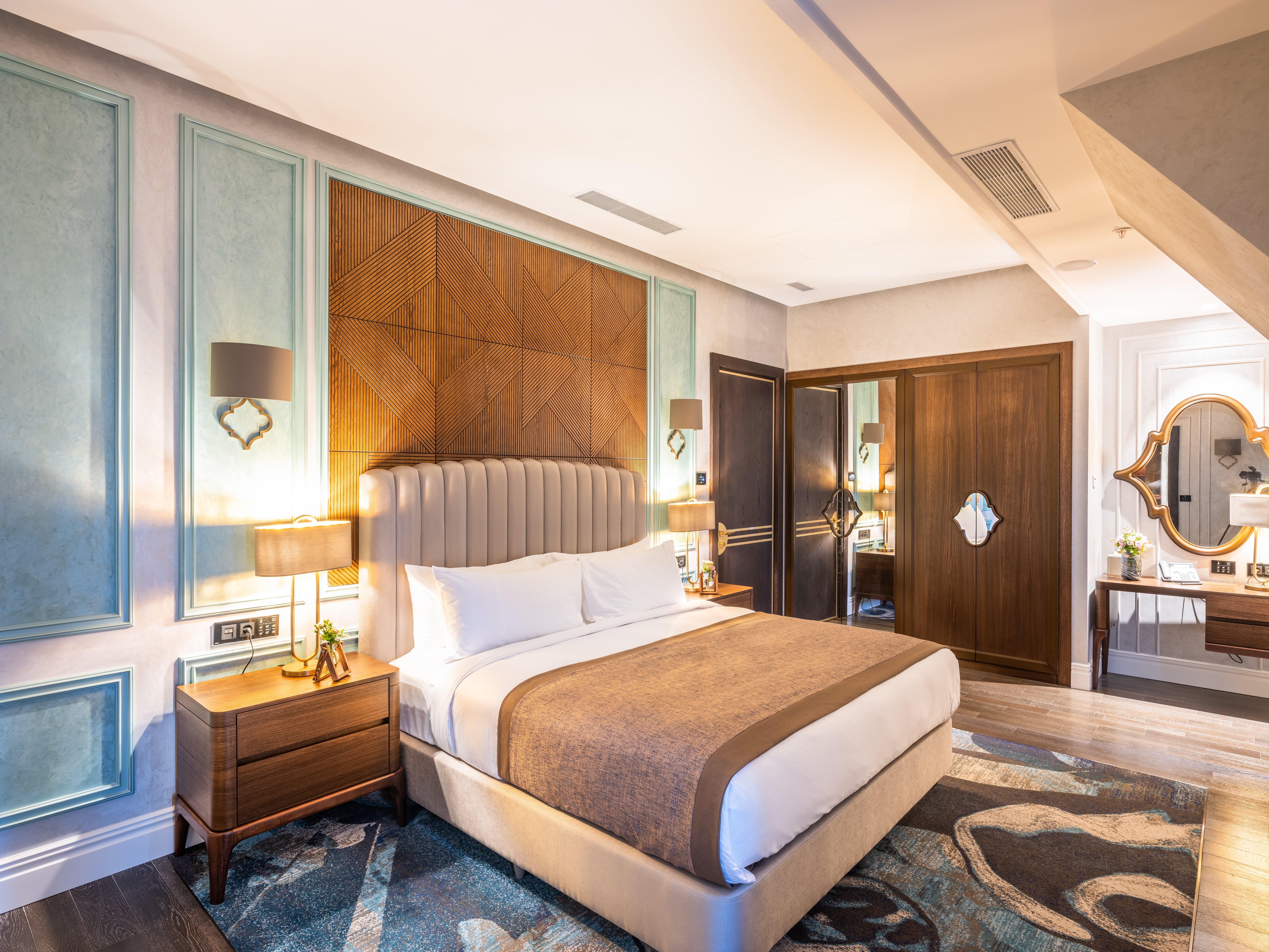 Hotel Intercontinental Baku By Ihg Exterior foto A bedroom at the hotel